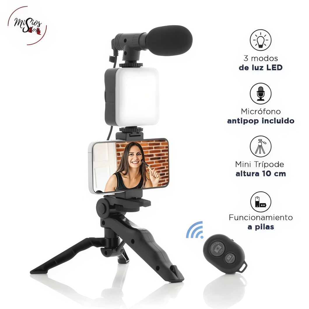 KIT PROFESIONAL PARA VIDEOS Y FOTOS