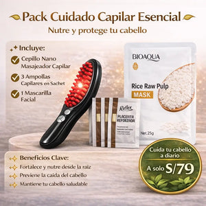 PACK CAPILAR MASAJEADOR RECARGABLE