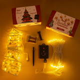 LUCES LED CASCADA SOLARES 3 M + CINTA LED DUAL