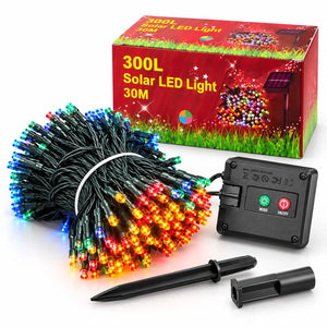 Luces LED Solares 30 Metros Multicolor
