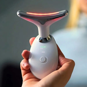 PACK ANTIEDAD (MASAJEADOR FACIAL LED + 5 MASCARILLAS + JABON DE CURCUMA)