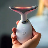 MASAJEADOR FACIAL 7 LUCES LEDS RECARGABLE