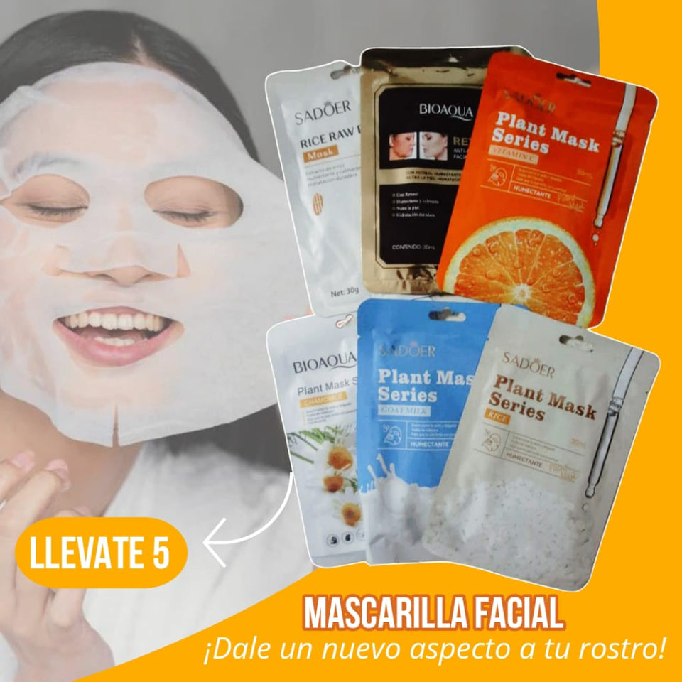 PACK ANTIEDAD (MASAJEADOR FACIAL LED + 5 MASCARILLAS + JABON DE CURCUMA)