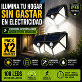 PACK REFLECTORES SOLARES CON SENSOR DE MOVIMIENTO