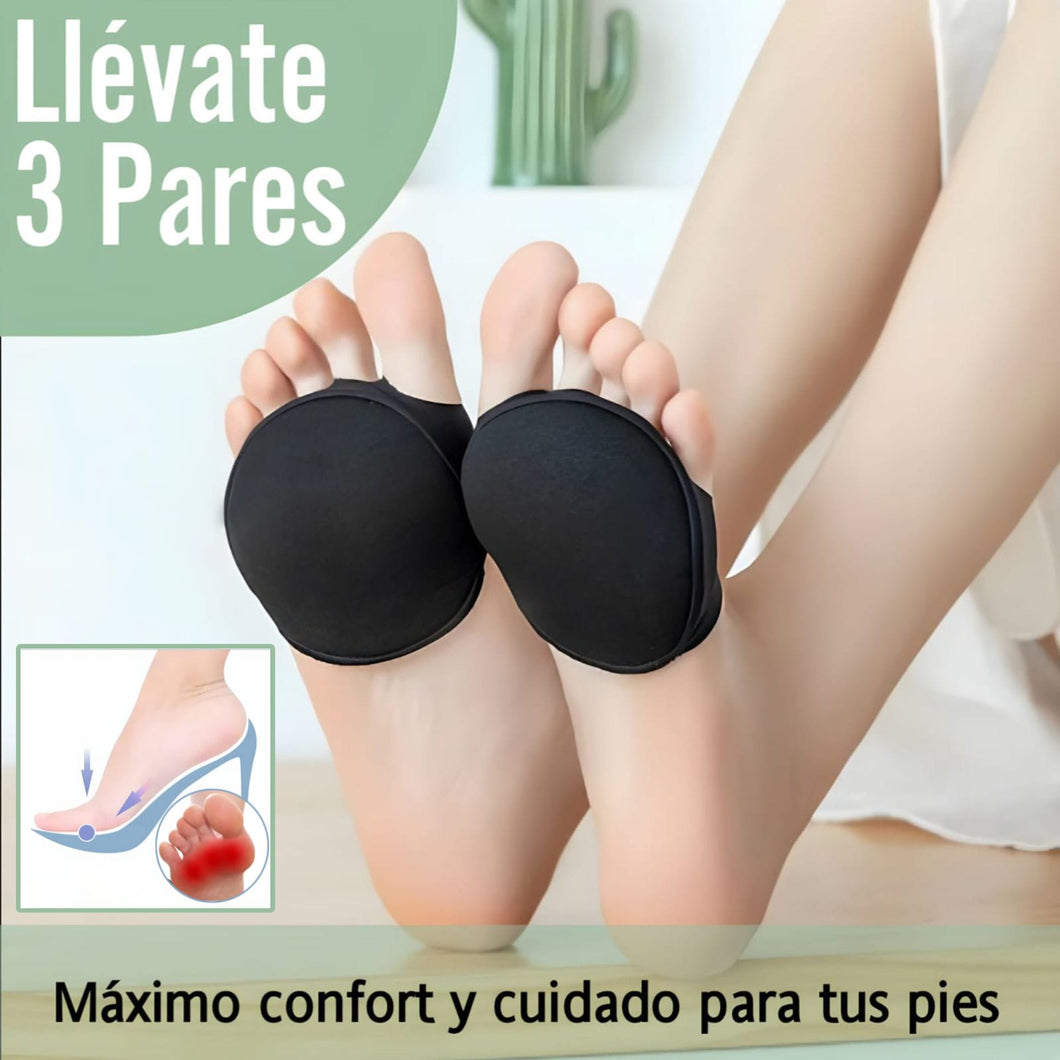 Pack de 3 pares de almohadillas para pies